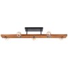 Brilliant Mertes Plafondlamp Bruin, Zwart, 5-lichts
