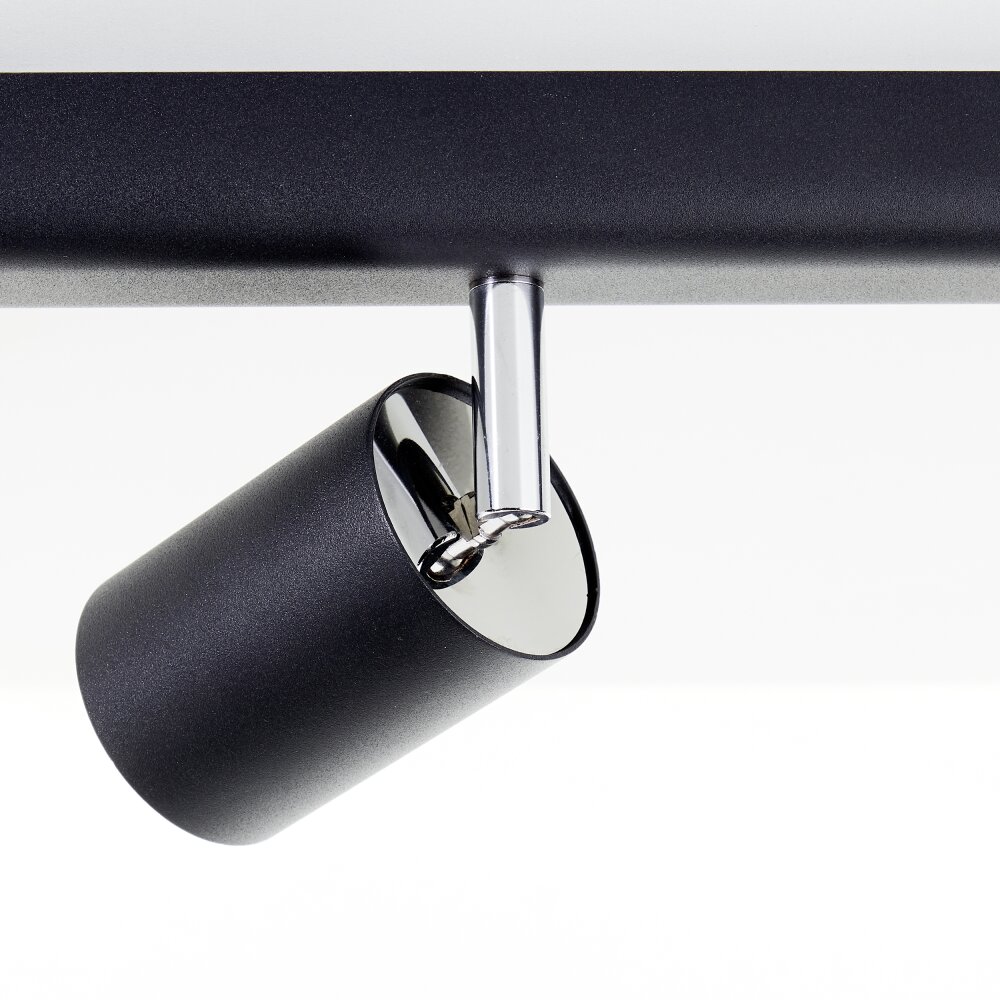 Brilliant Different Plafond spot Zwart, 6-lichts