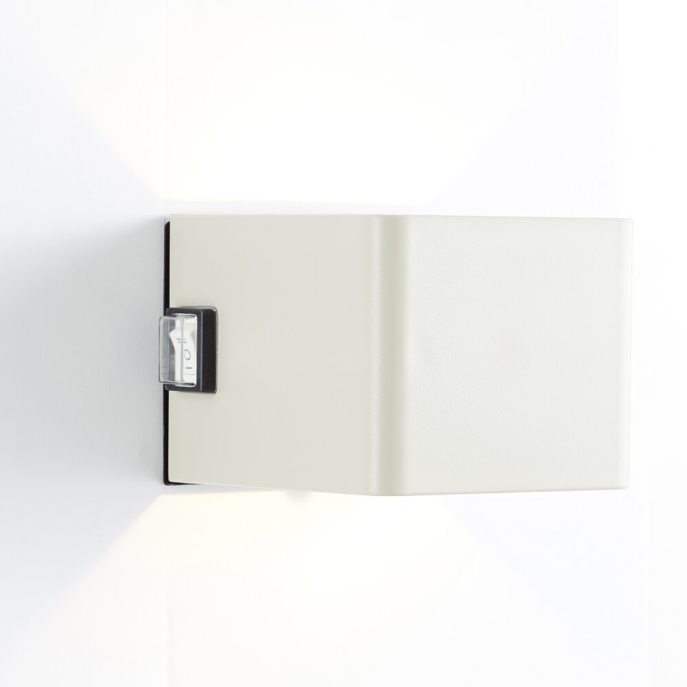 Brilliant Iseo Buiten muurverlichting LED Beige, 1-licht
