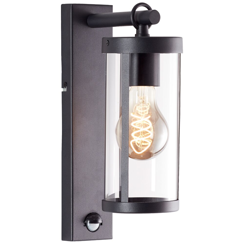 Brilliant Sidney Buiten muurverlichting Zwart, 1-licht main product photo