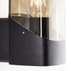 Brilliant Minou Buiten muurverlichting Zwart, 1-licht