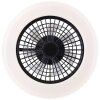 Brilliant Badria Plafondlamp LED Zwart, 1-licht, Afstandsbediening