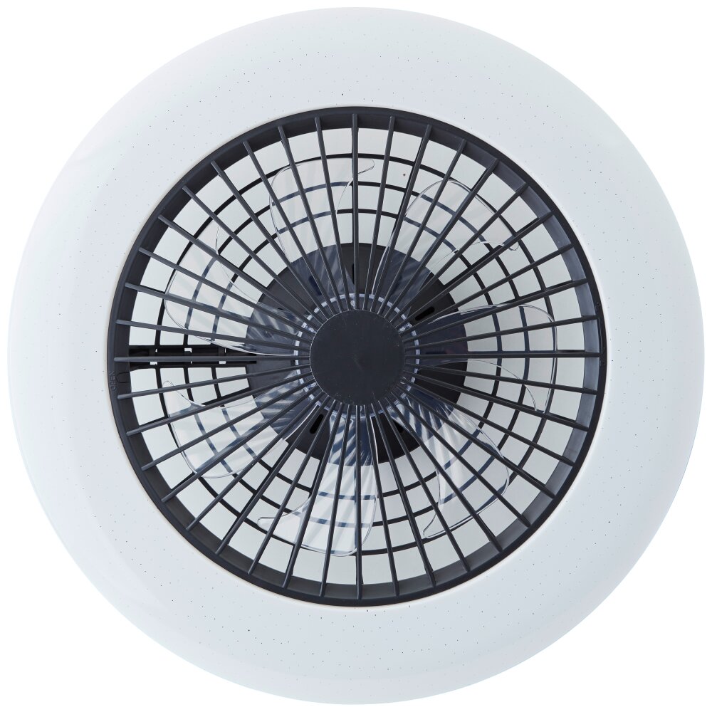 Brilliant Salerno Plafondlamp LED Zwart, 1-licht, Afstandsbediening