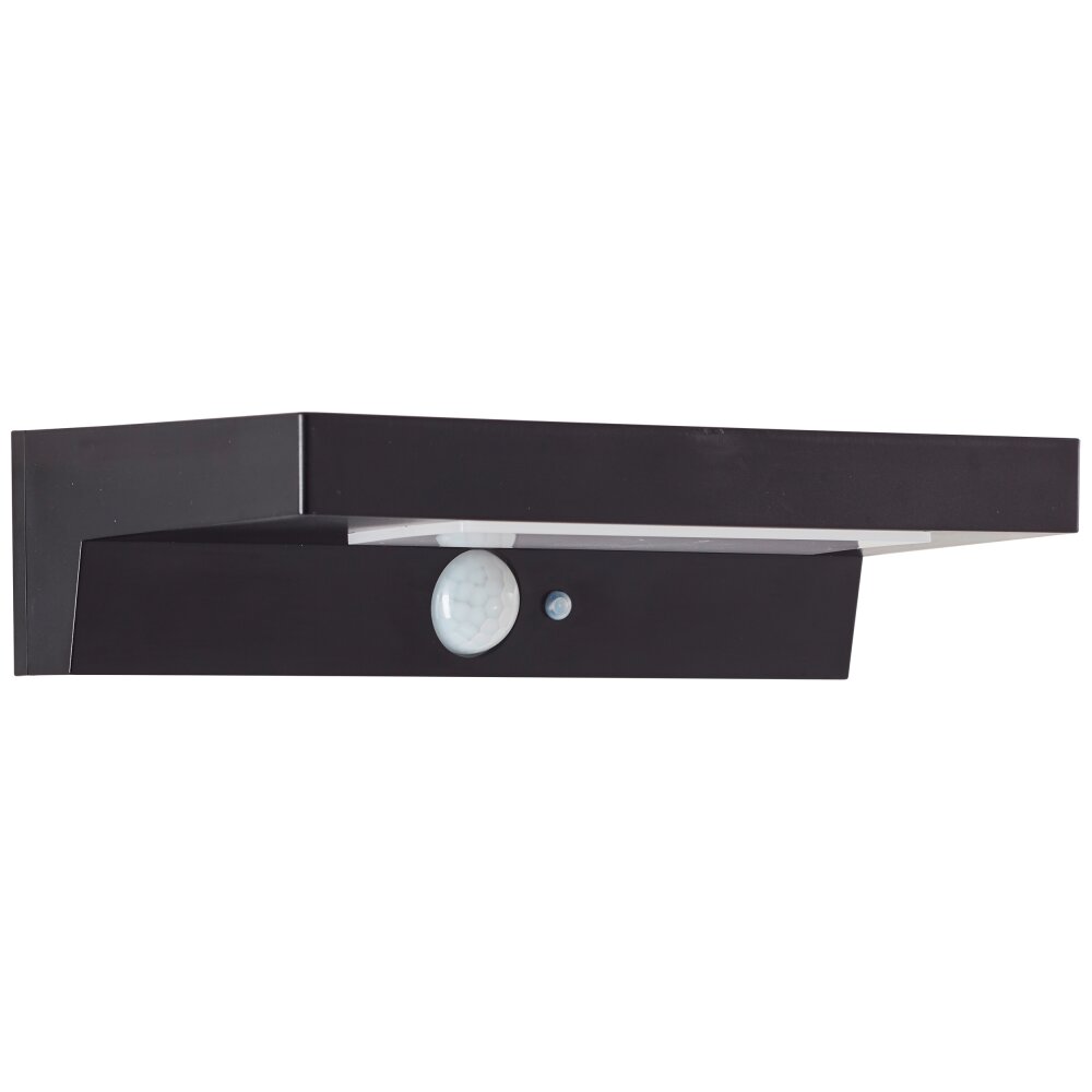 Brilliant Barker Buiten muurverlichting LED Zwart, 1-licht, Bewegingsmelder