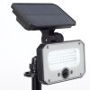 Brilliant Joplin Buiten staande lamp LED Zwart, 1-licht, Bewegingsmelder