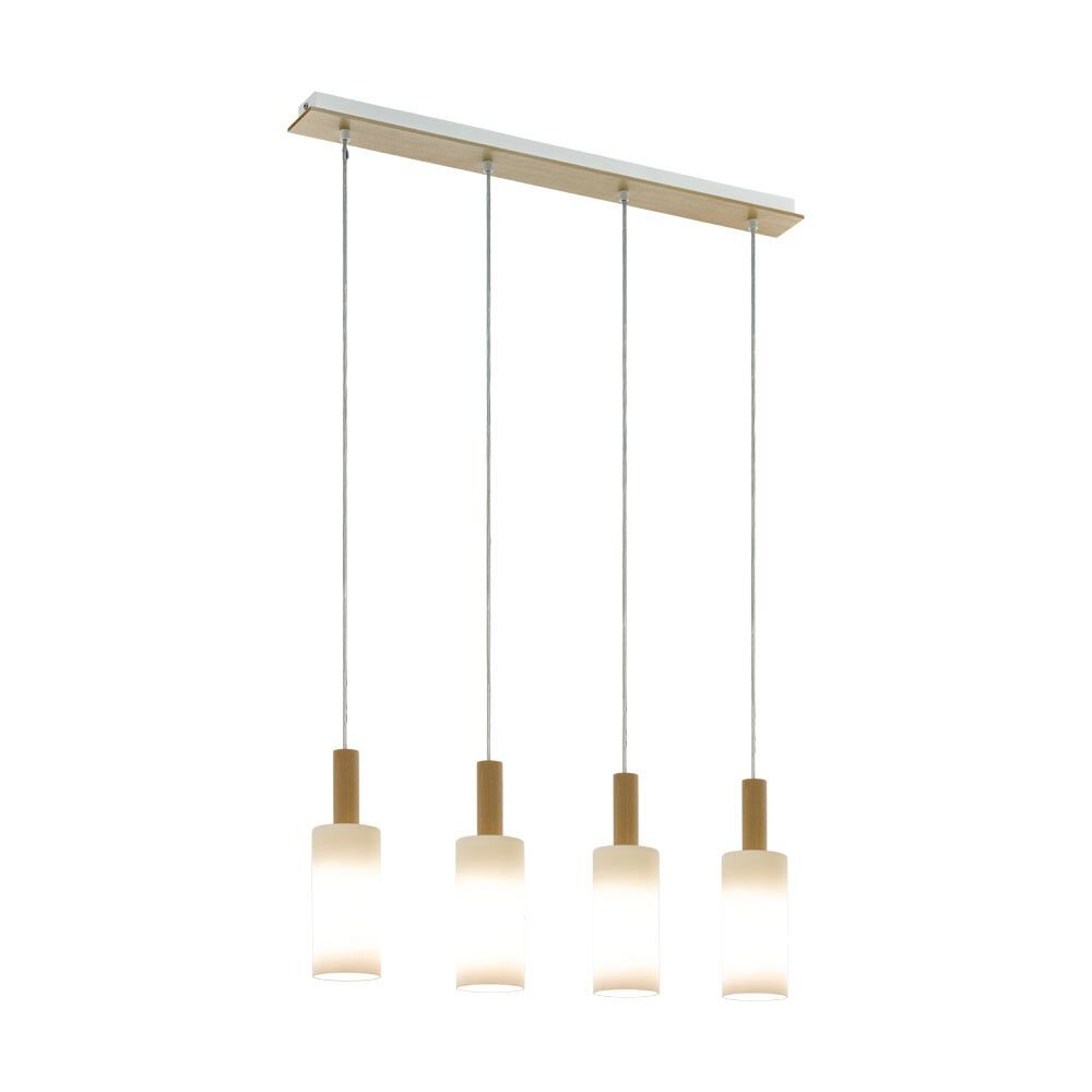 Eglo OAKHAM Hanger Bruin, Wit, 4-lichts main product photo