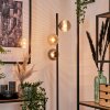 Remaisnil Staande lamp - Glas 12 cm Zwart, 3-lichts