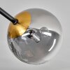 Chehalis Plafondlamp - Glas 12 cm, 15 cm Goud, Zwart, 8-lichts