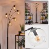 Koyoto Staande lamp - Glas 15 cm Duidelijk, 5-lichts