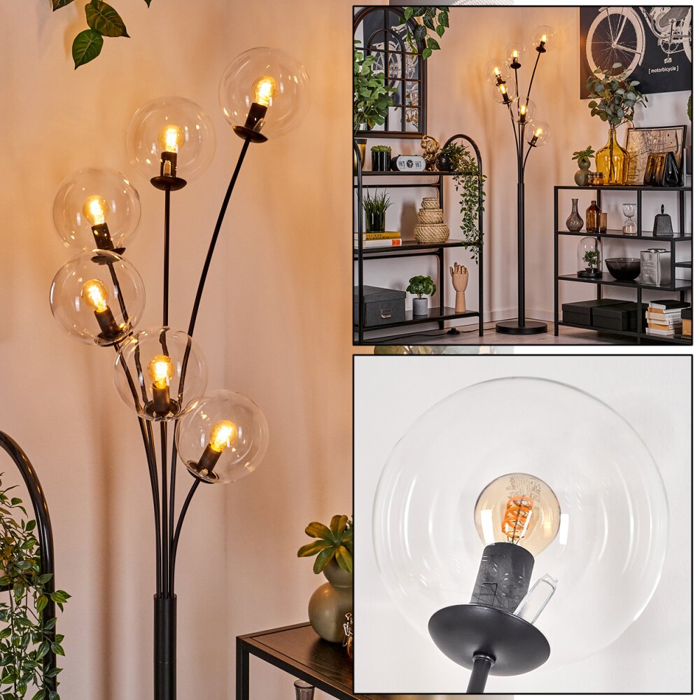 Gastor Staande lamp - Glas 15 cm Duidelijk, 6-lichts main product photo