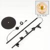 Gastor Staande lamp - Glas 15 cm Amber, 5-lichts