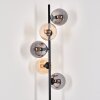 Gastor Staande lamp - Glas 15 cm Amber, Rookkleurig, 5-lichts