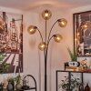 Koyoto Staande lamp - Glas 15 cm Amber, 5-lichts