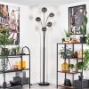 Koyoto Staande lamp - Glas 15 cm Chroom, Duidelijk, 5-lichts