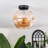 Ripoll Plafondlamp - Glas 25 cm Amber, 1-licht