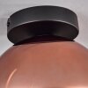 Koyoto Plafondlamp - Glas 20 cm Koperkleurig, 1-licht