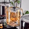 Lauden Hanger - Glas 25 cm Amber, Chroom, 3-lichts