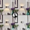 Chuitna Muurlamp LED Antiek nikkel, 1-licht
