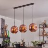 Ripoll Hanger - Glas 30 cm Koperkleurig, 3-lichts