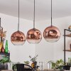 Ripoll Hanger - Glas 30 cm Duidelijk, Koperkleurig, 3-lichts Ripoll Hanger - Glas 30 cm Duidelijk, Koperkleurig, 3-lichts