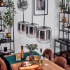 Lauden Hanger - Glas 25 cm Chroom, Duidelijk, 3-lichts