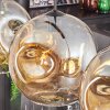 Ripoll Hanger - Glas 30 cm Zwart, 3-lichts
