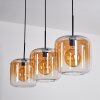 Lauden Hanger - Glas 25 cm Amber, Duidelijk, 3-lichts