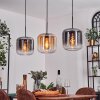 Lauden Hanger - Glas 25 cm Amber, Duidelijk, Rookkleurig, 3-lichts
