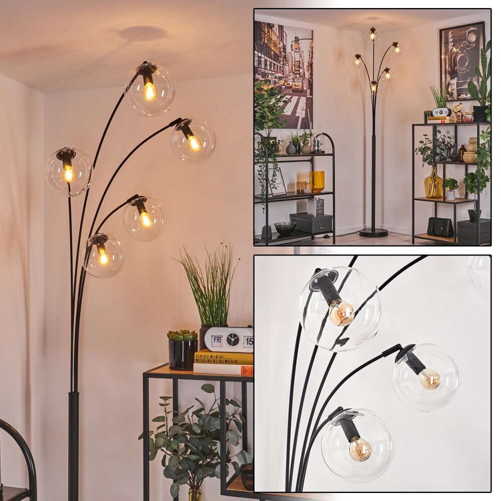 Gastor Staande lamp - Glas 15 cm Duidelijk, 5-lichts main product photo
