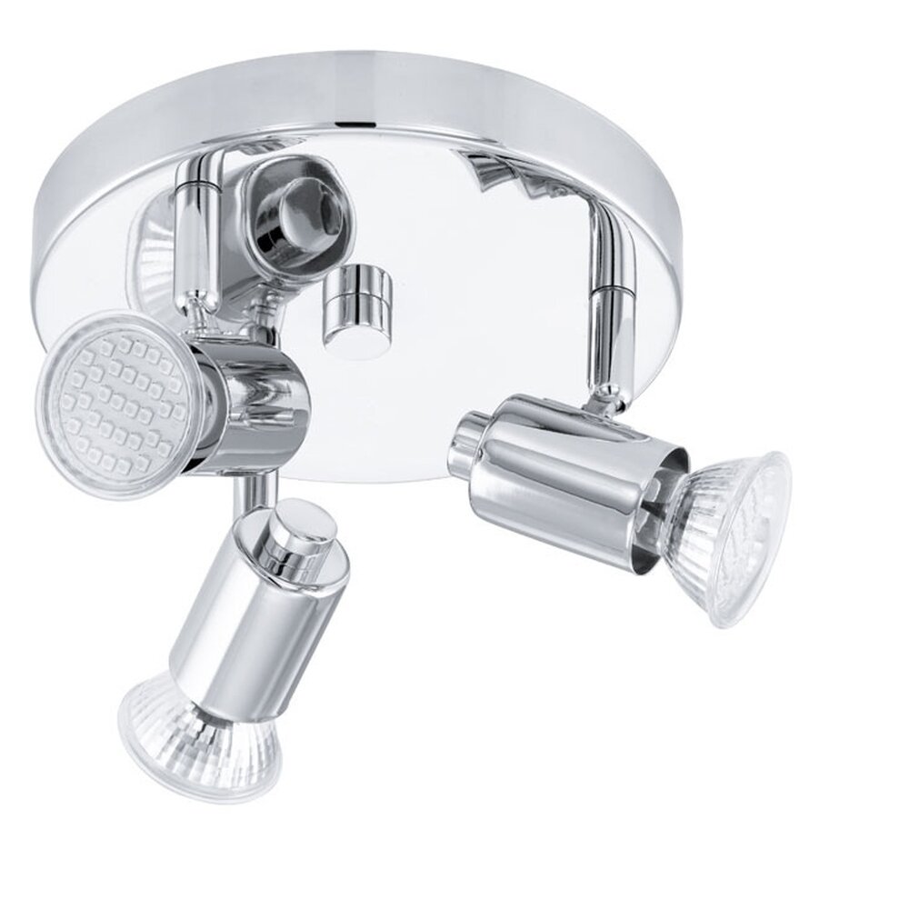 Eglo Rosaro 1 Muurlamp LED Chroom, 3-lichts main product photo