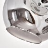Ripoll Staande lamp - Glas 15 cm Rookkleurig, 5-lichts