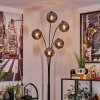 Ripoll Staande lamp - Glas 15 cm Rookkleurig, 5-lichts