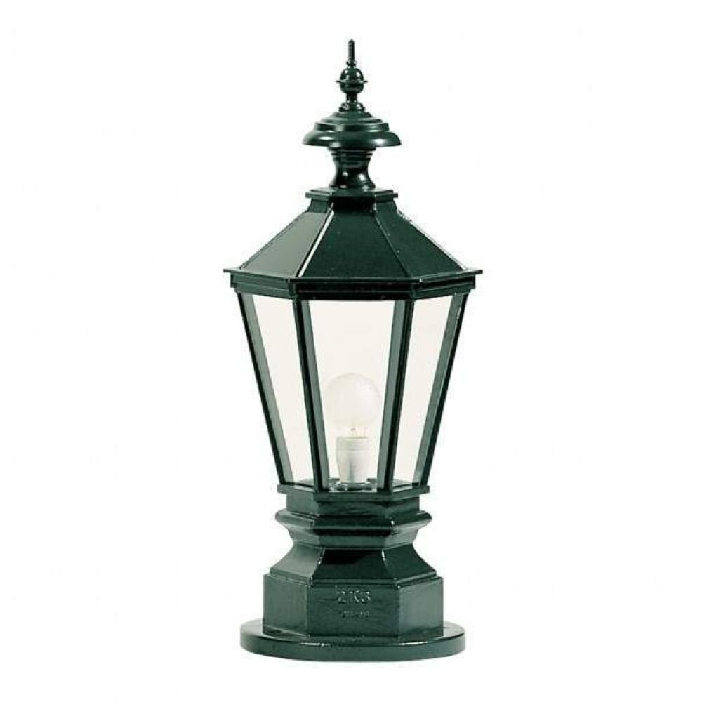 KS Verlichting York Sokkellamp Zwart, 1-licht main product photo