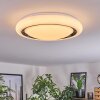 Kaas Plafondlamp LED Chroom, Wit, 1-licht