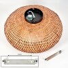 Bauro Plafondlamp 40 cm Zwart, 2-lichts