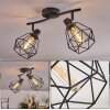 Yaak Plafondlamp Zwart, 2-lichts