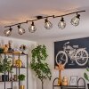 Yaak Plafondlamp Zwart, 6-lichts