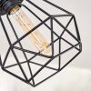 Yaak Plafondlamp Zwart, 6-lichts