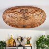 Bauro Plafondlamp 50cm Zwart, 3-lichts