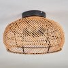 Brandala Plafondlamp 30 cm Zwart, 2-lichts