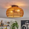 Brandala Plafondlamp 30 cm Zwart, 2-lichts