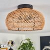 Brandala Plafondlamp 30 cm Zwart, 2-lichts