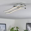 Biskopstorp Plafondlamp LED Chroom, 1-licht