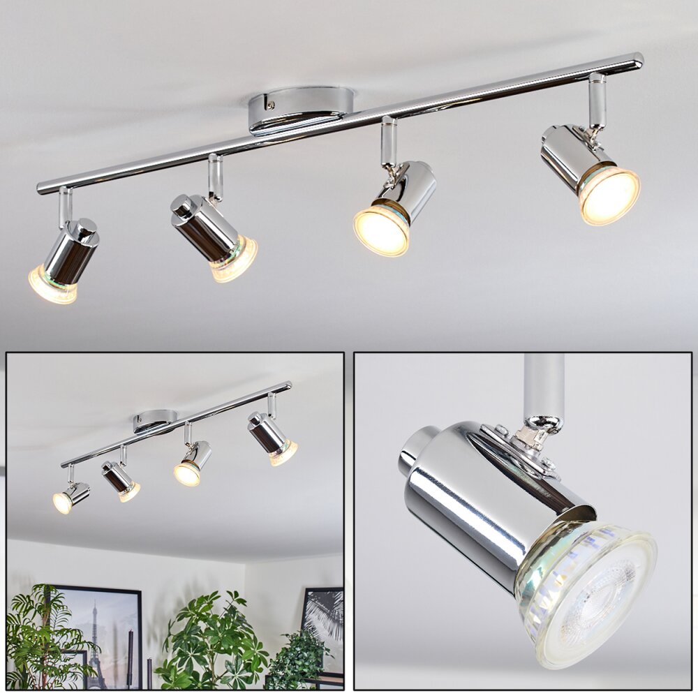 Grafberg Plafondlamp Chroom, 4-lichts main product photo