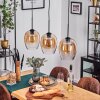 Vevino Hanglamp Amber, Duidelijk, 3-lichts