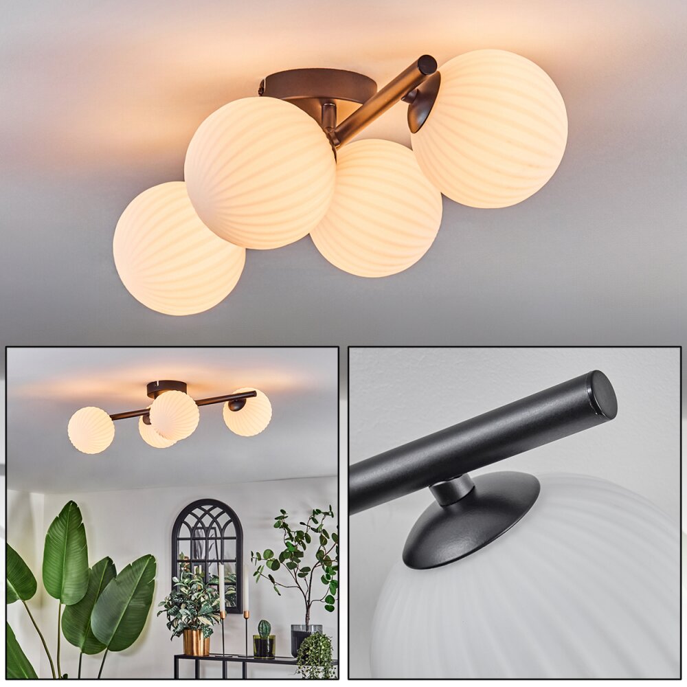 Chehalis Plafondlamp Wit, 4-lichts main product photo