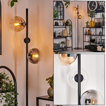 Gastor Staande lamp 31 cm Zwart, 3-lichts Gastor Staande lamp 31 cm Zwart, 3-lichts