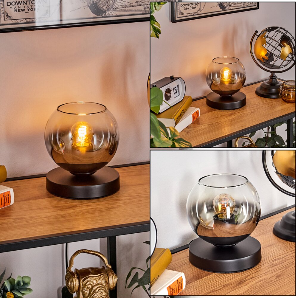 Koyoto Tafellamp 15 cm Zwart, 1-licht main product photo