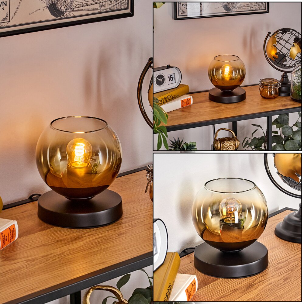 Koyoto Tafellamp 15 cm Zwart, 1-licht main product photo