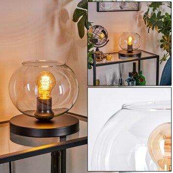 Apedo Tafellamp Zwart, 1-licht